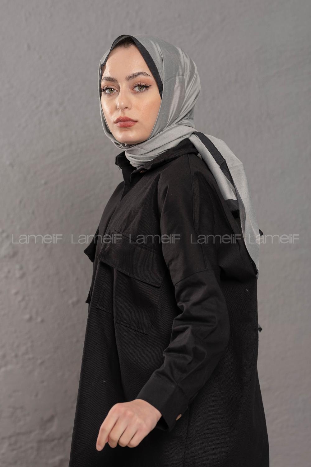 Modalamelif  Gri Siyah  Modal Şal