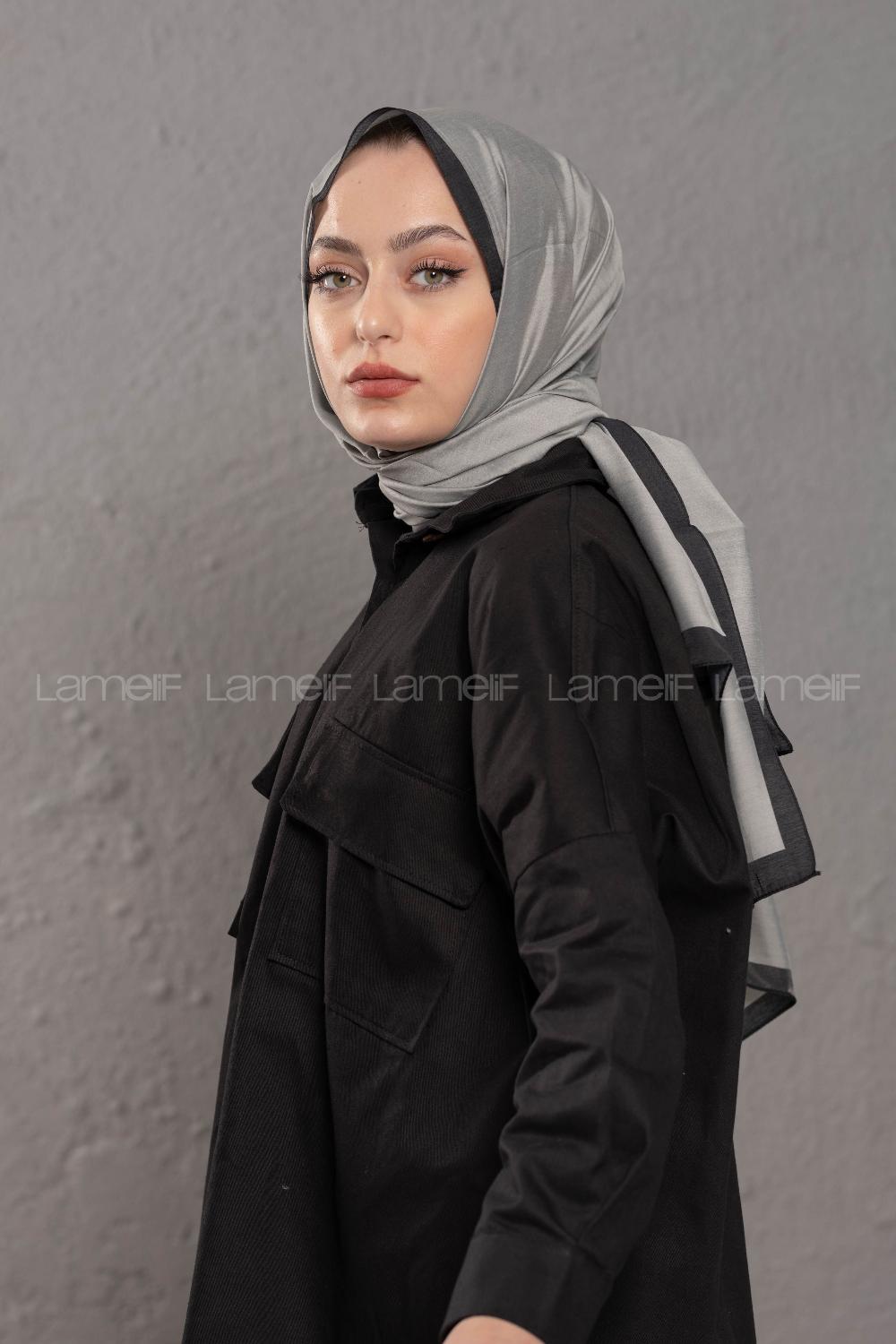 Modalamelif  Gri Siyah  Modal Şal