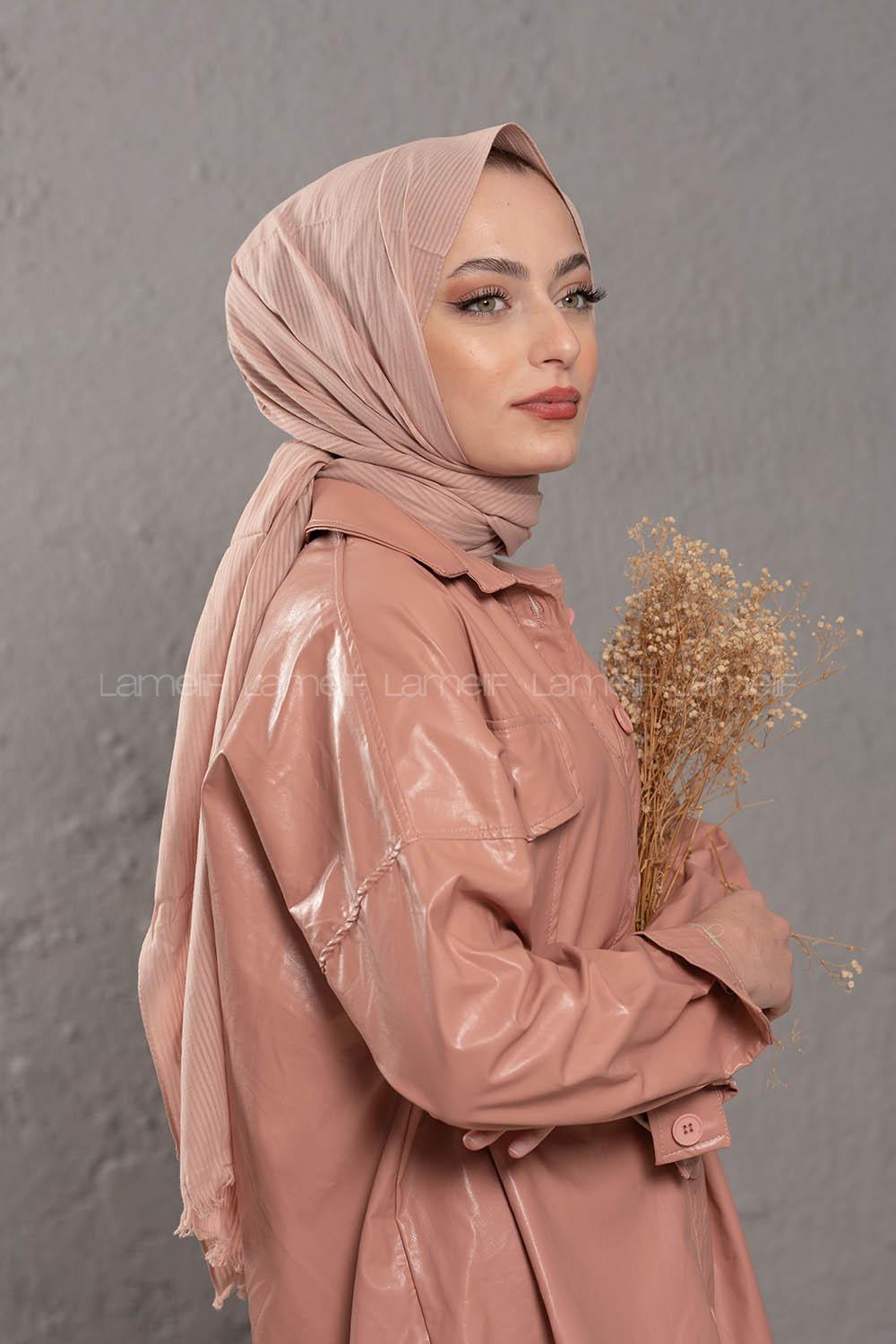 Modalamelif Pudra Stor  Desen Şal