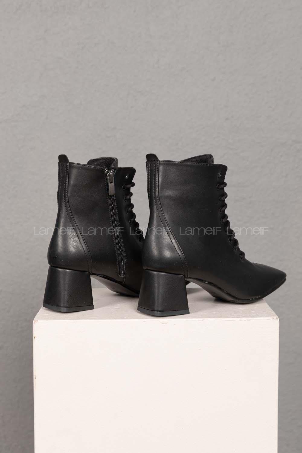 Modalamelif Küt Burun Siyah Bot