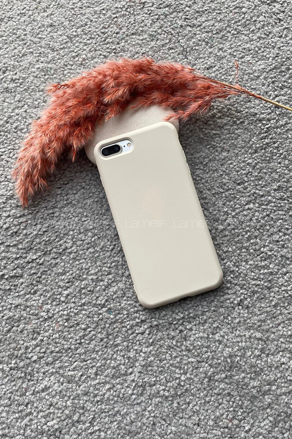 Modalamelif Iphone 7/8 Plus Nano Slikon Kılıf Krem