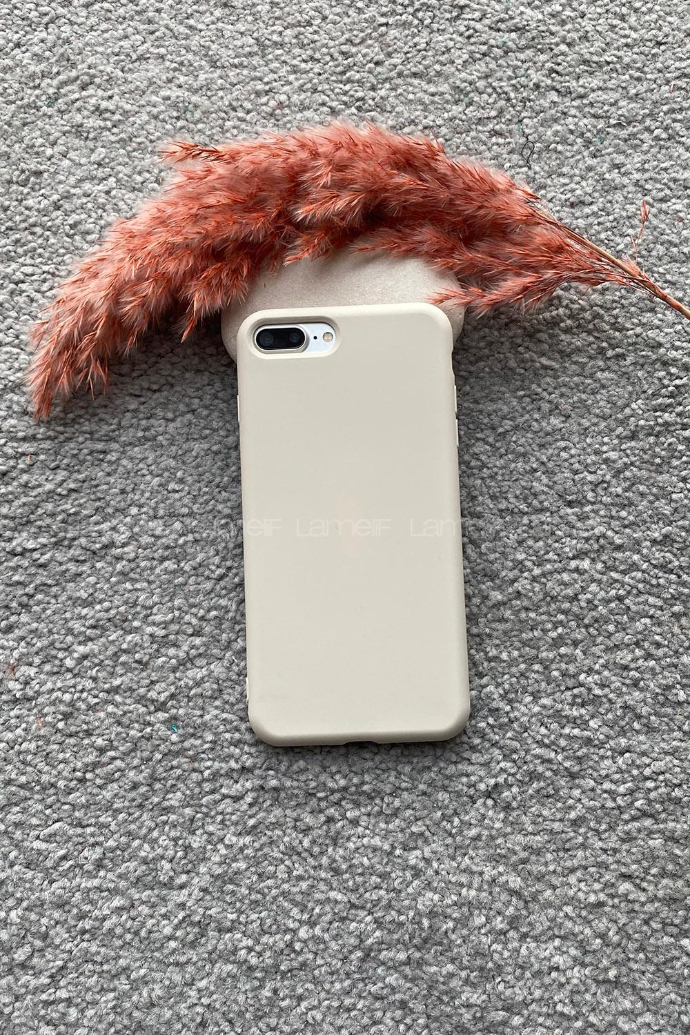 Modalamelif Iphone 7/8 Plus Nano Slikon Kılıf Krem