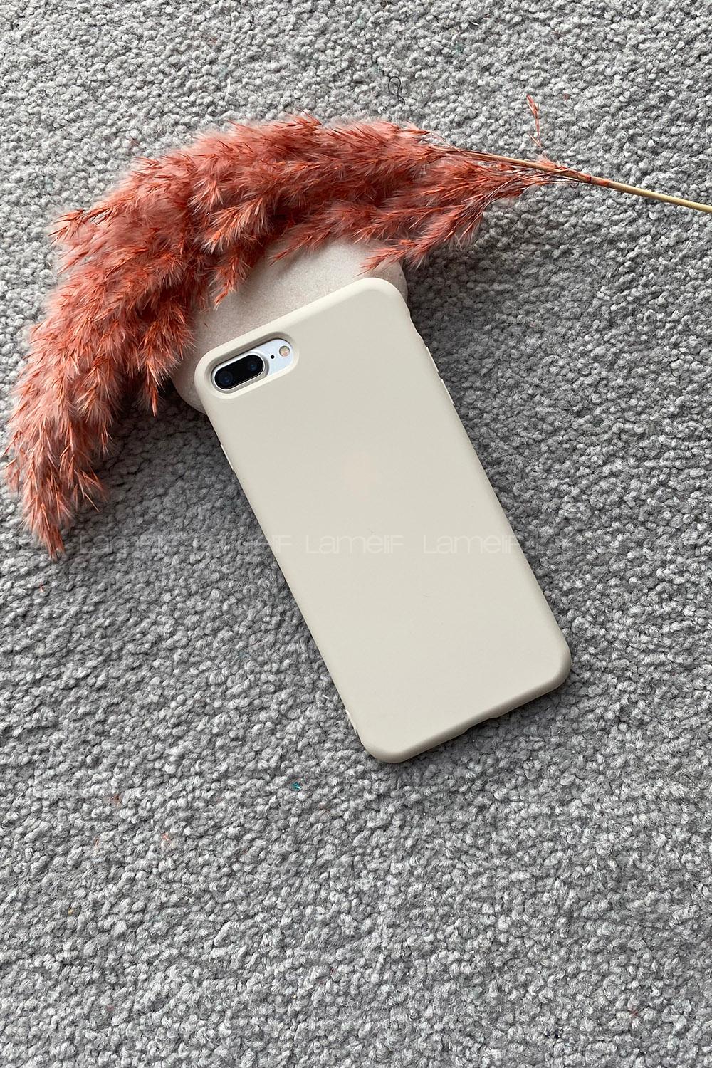 Modalamelif Iphone 7/8 Plus Nano Slikon Kılıf Krem