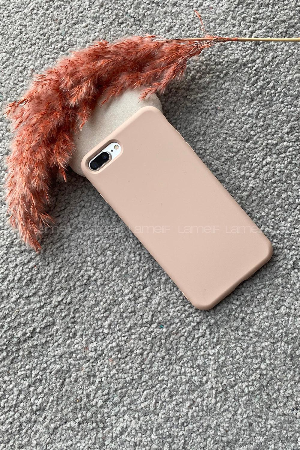 Modalamelif Iphone 7/8 Plus Nano Silikon Telefon Kılıfı Pudra