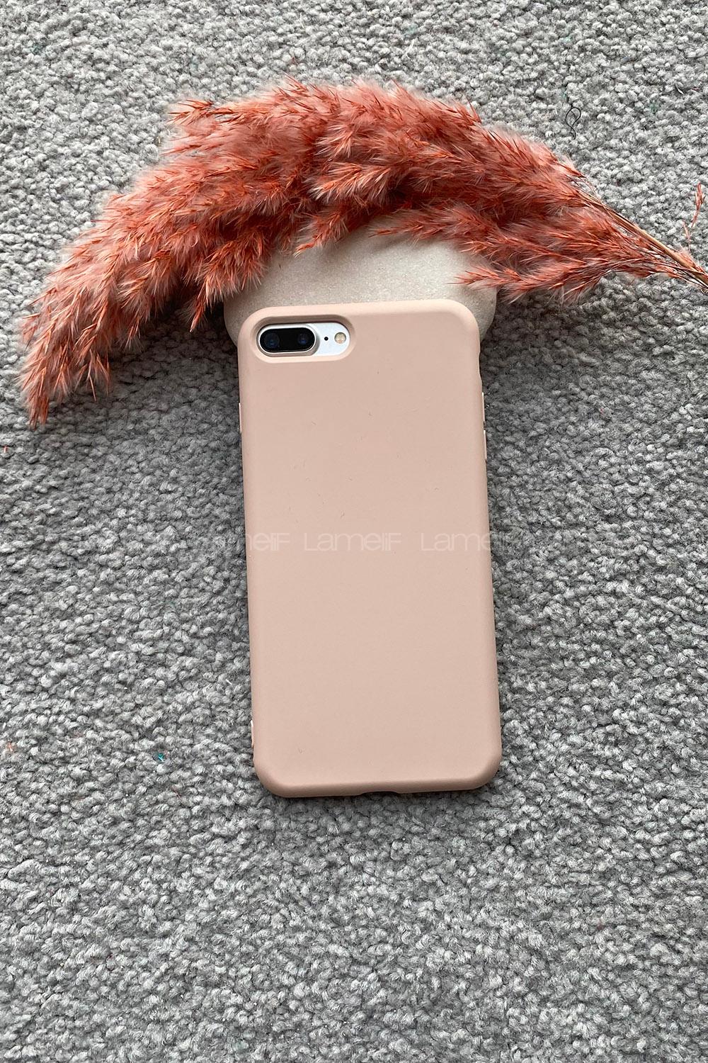 Modalamelif Iphone 7/8 Plus Nano Silikon Telefon Kılıfı Pudra