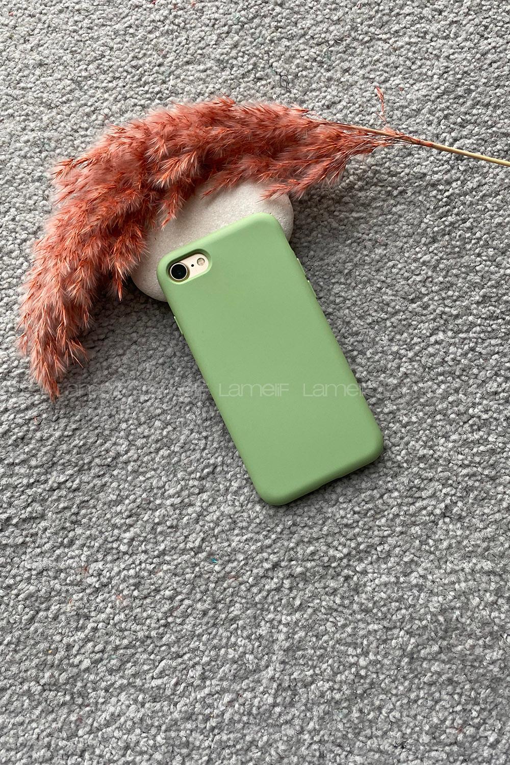 Modalamelif Iphone 7/8 Nano Slikon Telefon Kılıfı Mint Yeşili