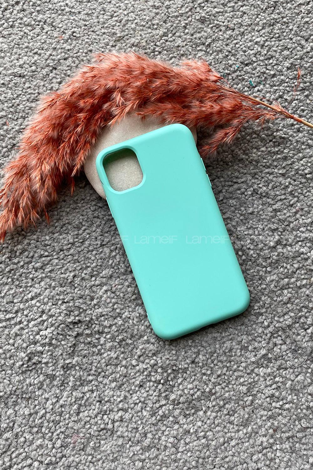 Modalamelif Iphone 11 Nano Slikon Kılıf Mint Yeşili