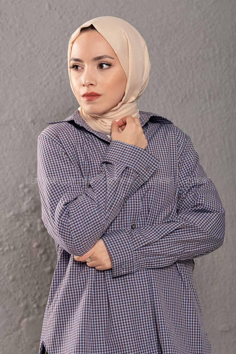 Modalamelif Bej Pötikare Şal