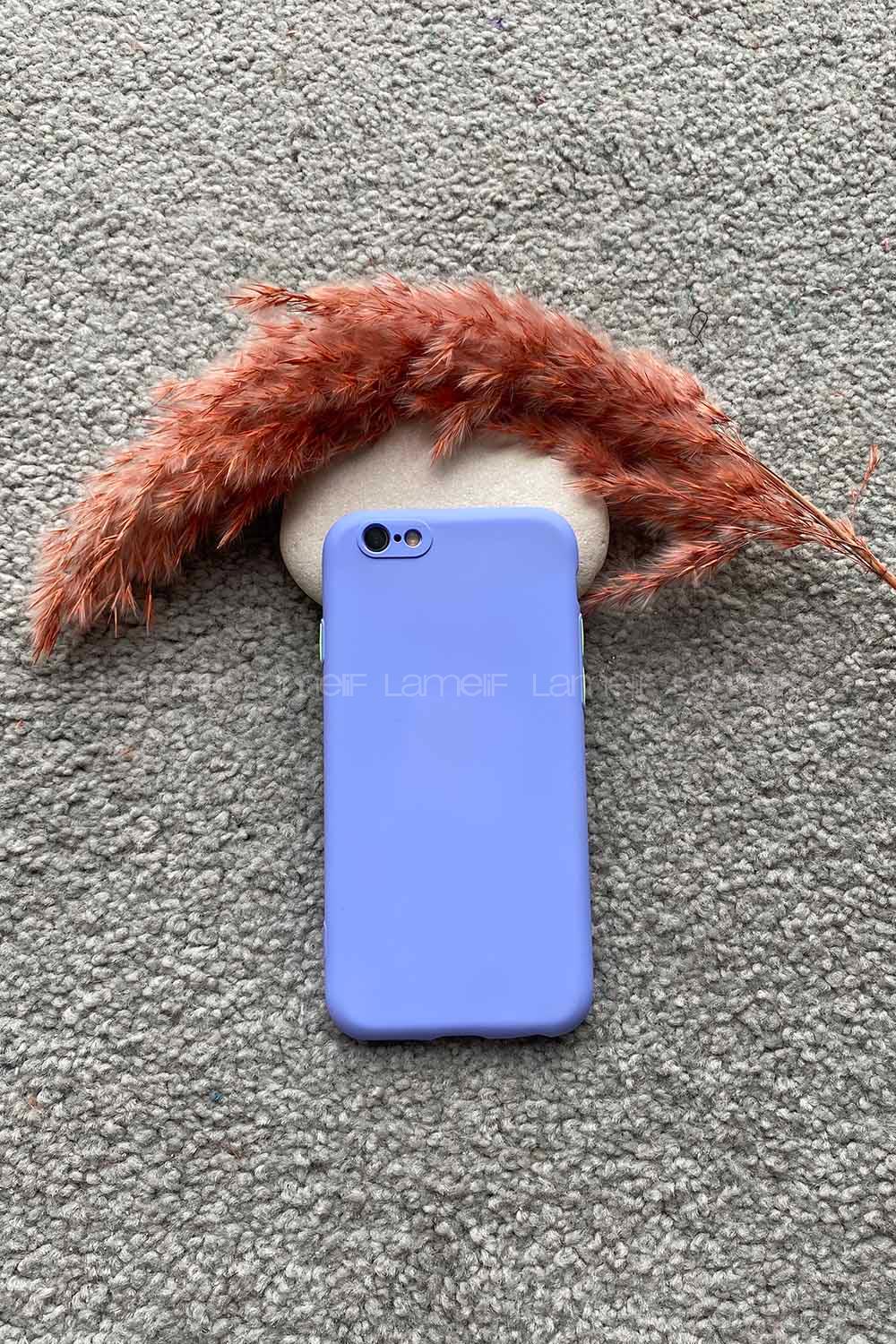 Modalamelif Iphone 6 Lansman Silikon Telefon Kılıfı Lila