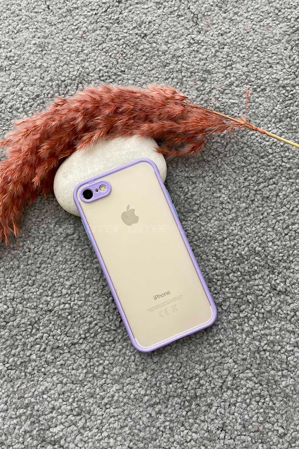 Modalamelif Iphone 7/8 Mıamı Silikon Telefon Kılıfı Lila