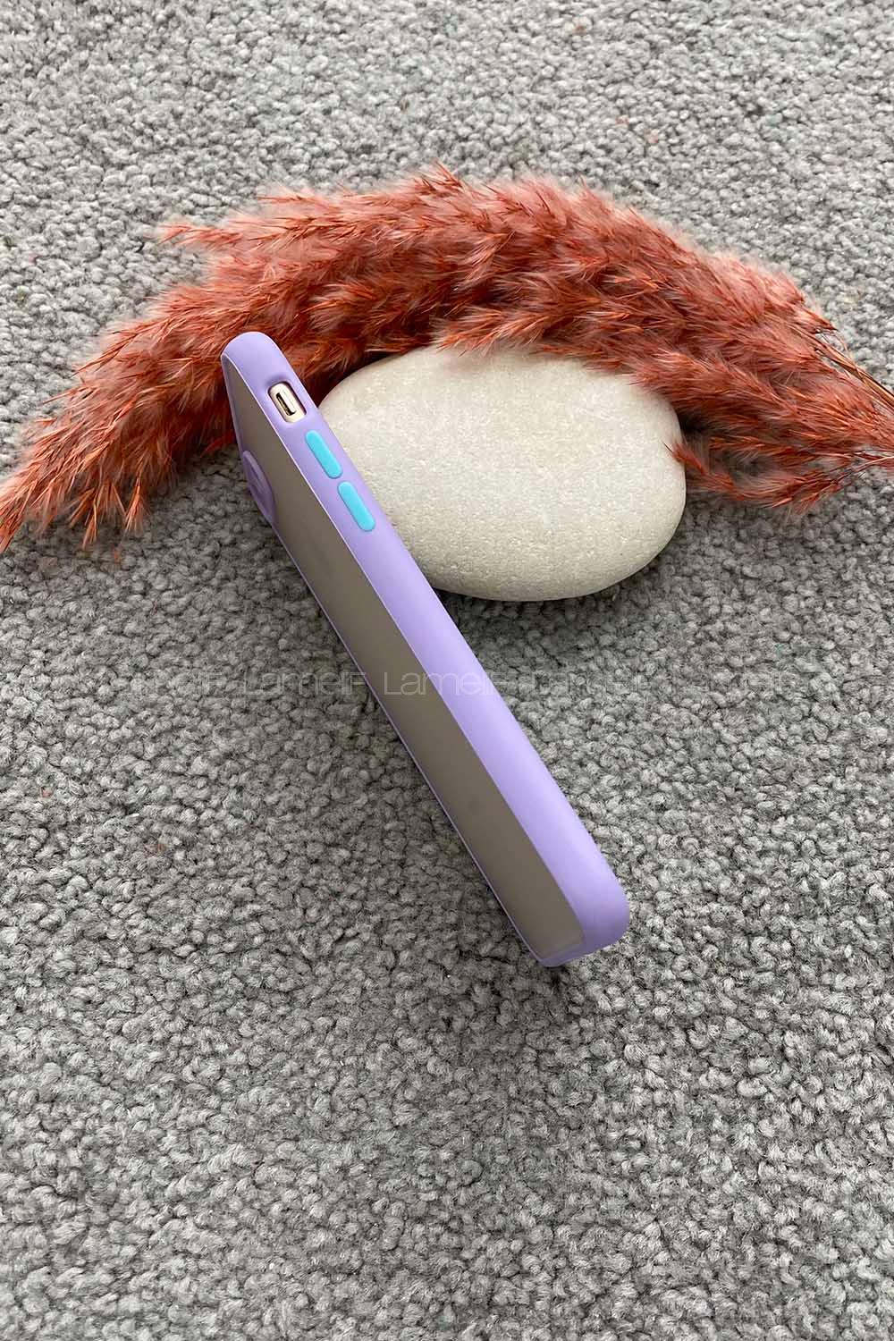 Modalamelif Iphone 7/8 Mıamı Silikon Telefon Kılıfı Lila