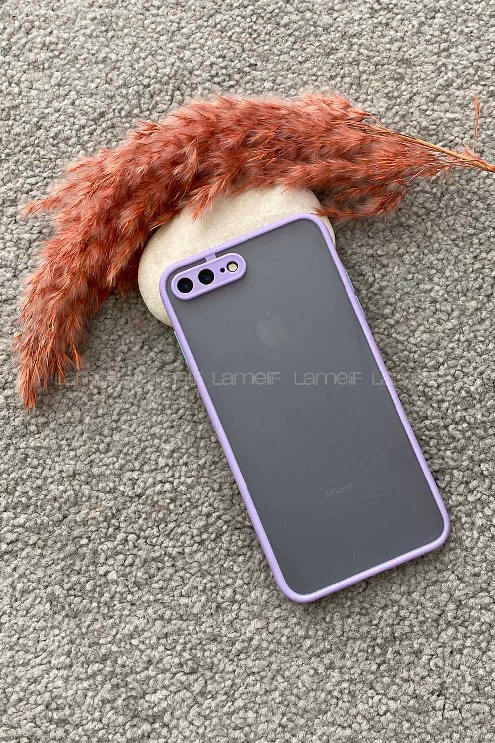 Modalamelif Iphone 7/8 Plus Montreal Silikon Kılıf Lila