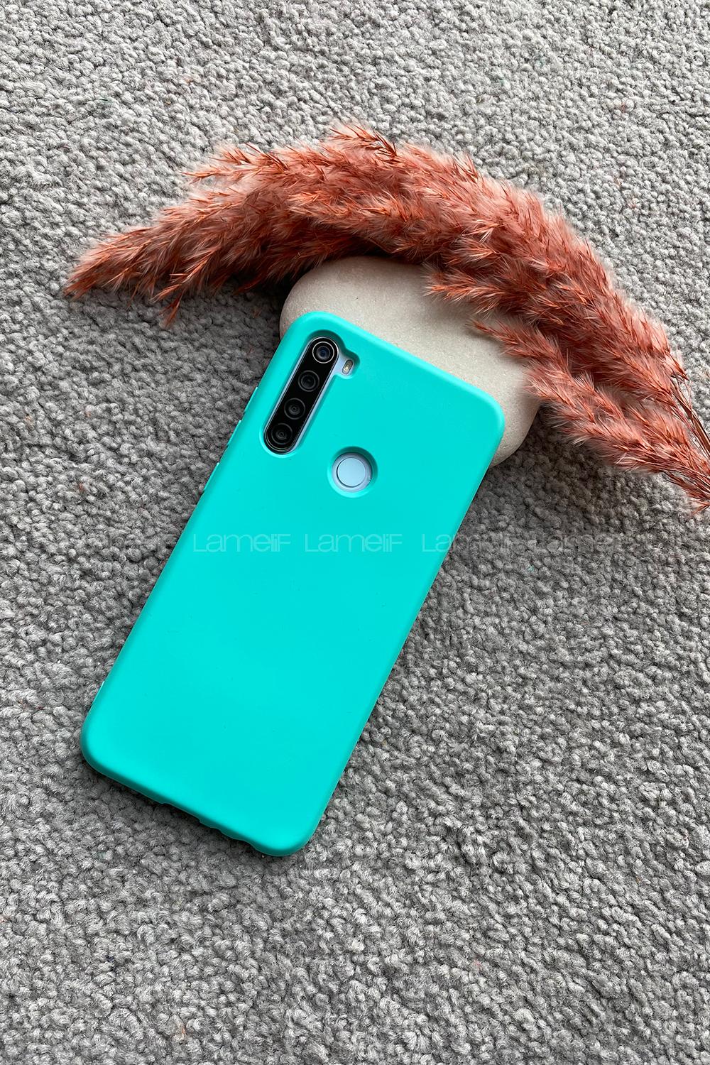 Modalamelif Redmi Note 8 Nano Silikon Telefon Kılıfı Su Yeşili