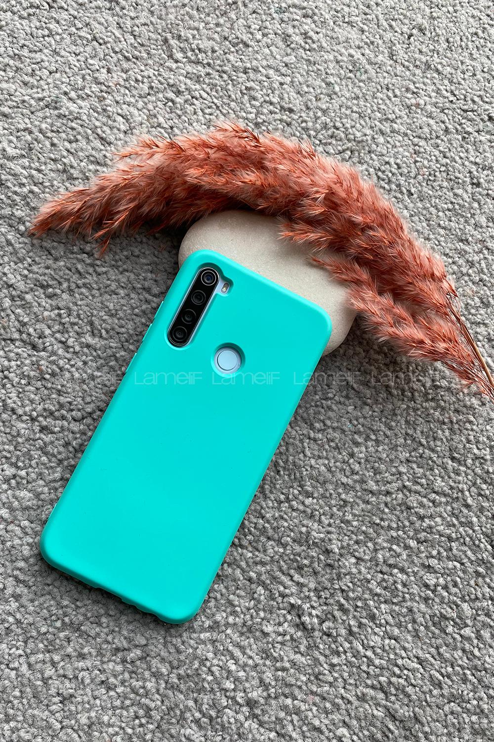 Modalamelif Redmi Note 8 Nano Silikon Telefon Kılıfı Su Yeşili