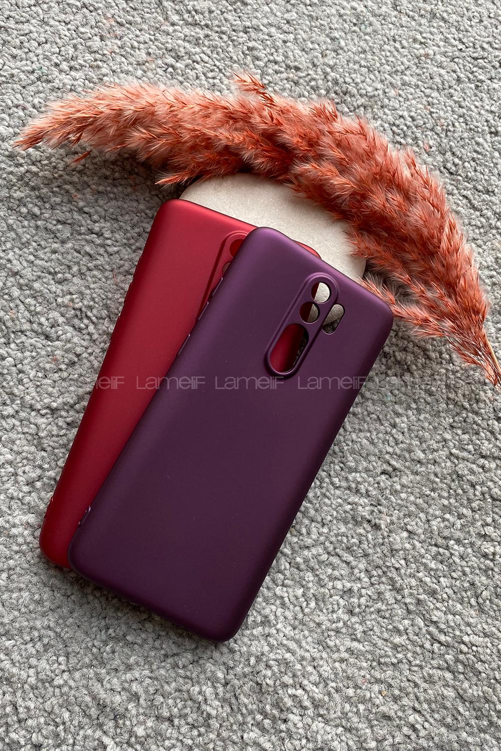 Modalamelif Redmi Note 8 Pro Premium Silikon Telefon Kılıfı Mor