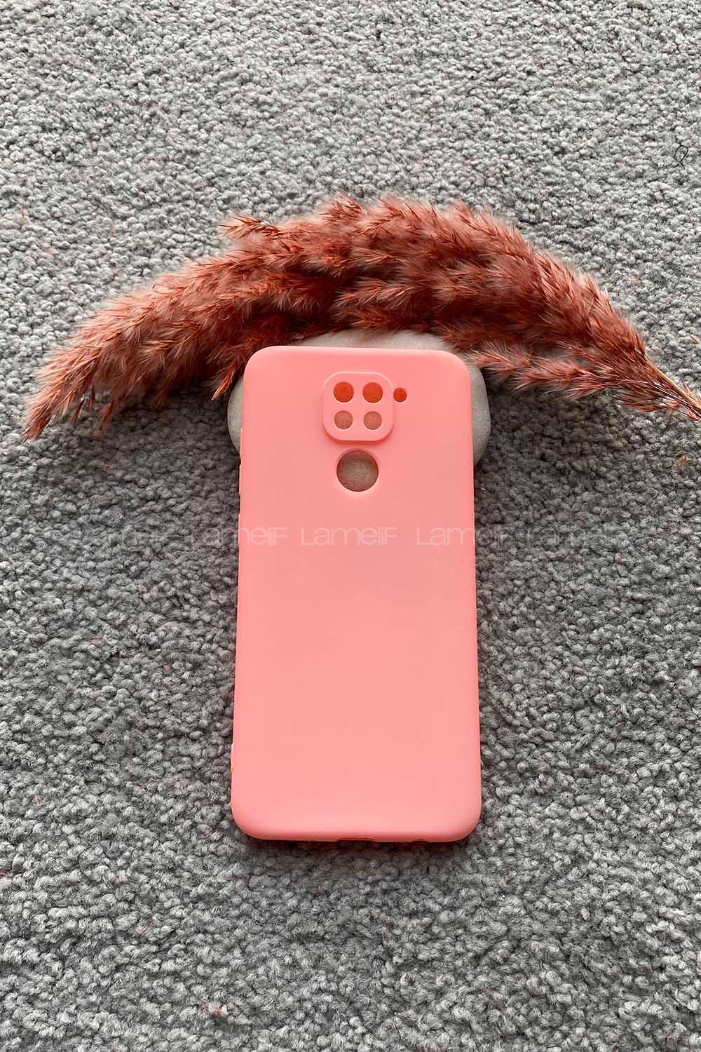 Modalamelif Redmi Note 9 Premium Silikon Telefon Kılıfı Pembe