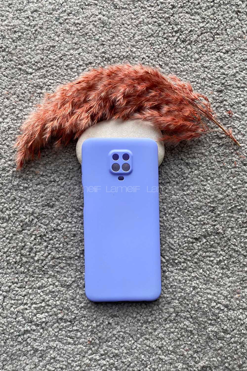 Modalamelif Redmi Note 9s Premium Silikon Telefon Kılıfı Lila