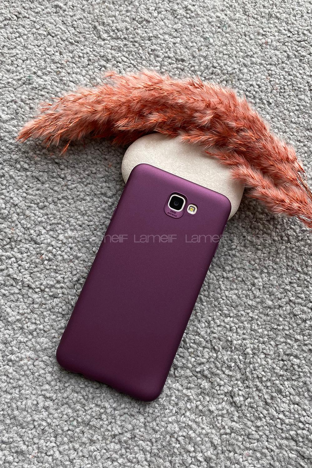 Modalamelif Samsung J7 Premium Kılıf Mürdüm