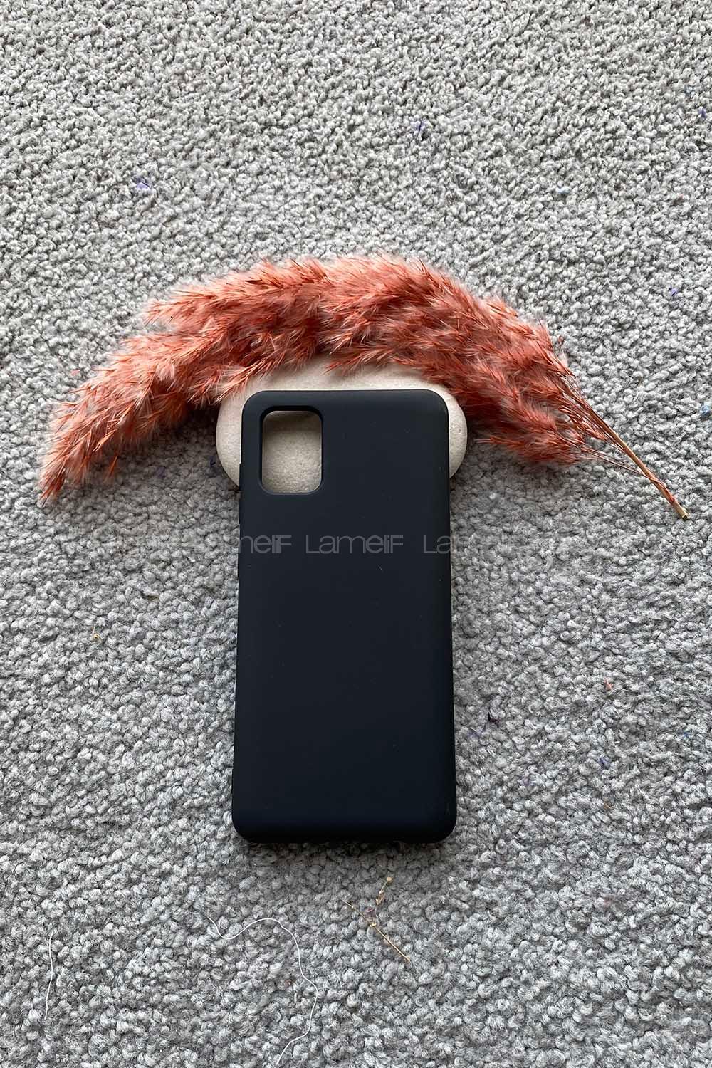 Modalamelif Samsung A31 Nano Silikon Telefon Kılıfı Siyah