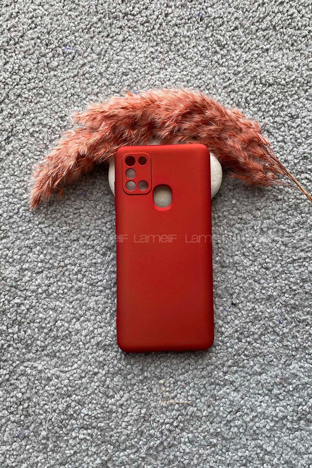 Modalamelif Samsung A21s Premium Telefon Kılıfı Kiremit