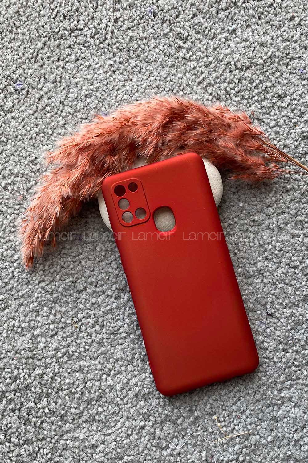 Modalamelif Samsung A21s Premium Telefon Kılıfı Kiremit