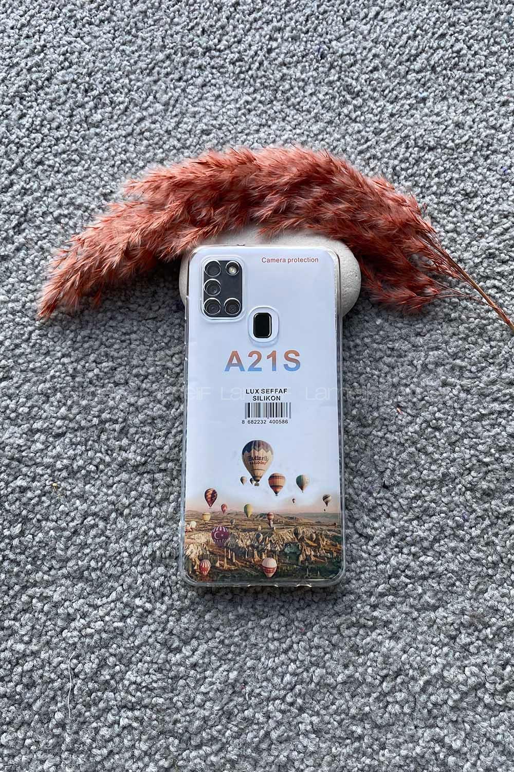 Modalamelif Samsung A21 S Model Piremium Kılıf Lux Seffaf