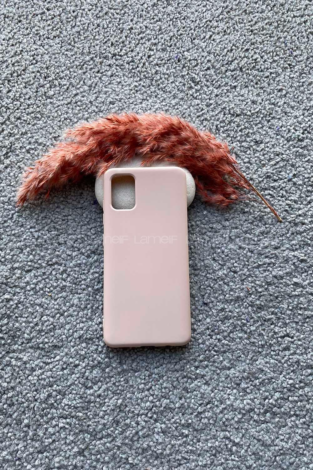 Modalamelif Samsung A51 Nano Silikon Telefon Kılıfı Krem