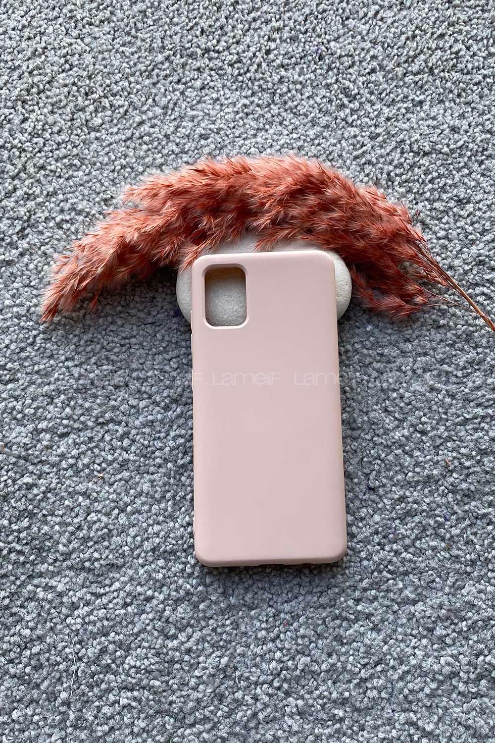 Modalamelif Samsung A51 Nano Silikon Telefon Kılıfı Krem