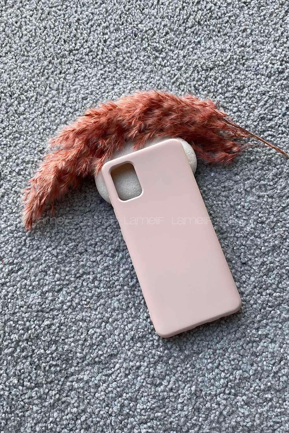 Modalamelif Samsung A51 Nano Silikon Telefon Kılıfı Krem