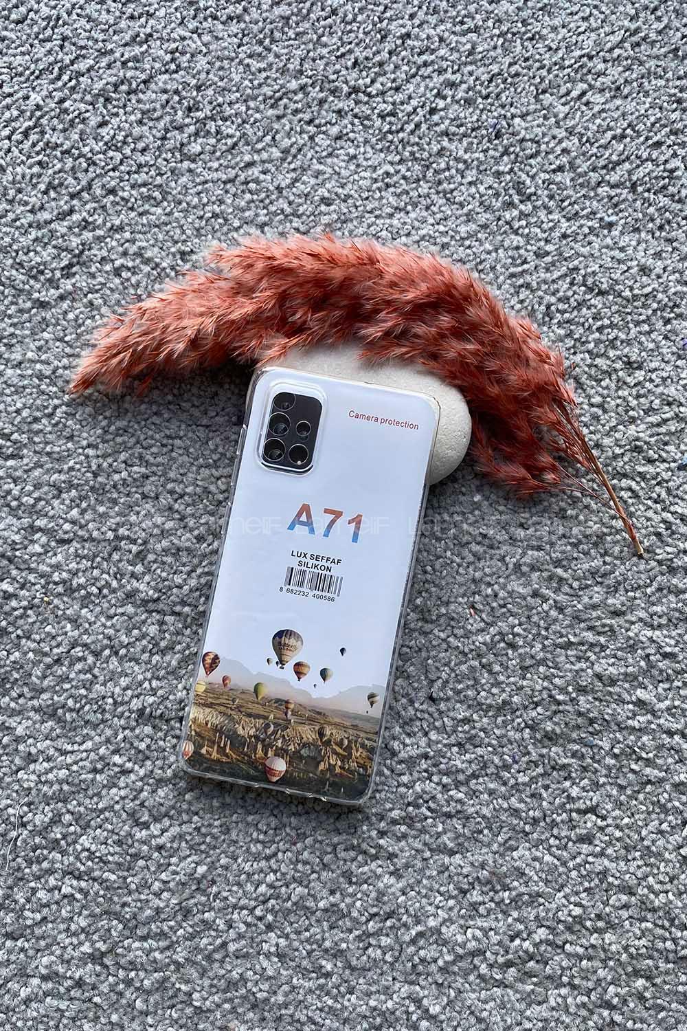 Modalamelif Samsung A71 Lüx Şeffaf Silikon Telefon Kılıfı