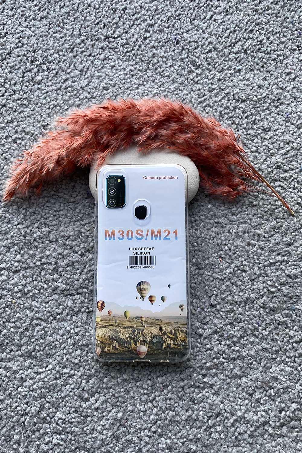 Modalamelif Samsung M30S/M21 Lux Şeffaf Silikon Telefon Kılıfı