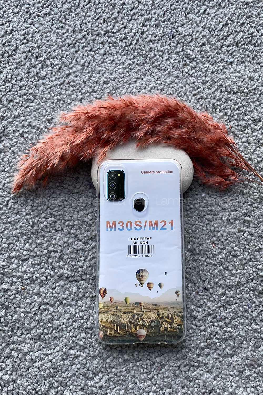 Modalamelif Samsung M30S/M21 Lux Şeffaf Silikon Telefon Kılıfı