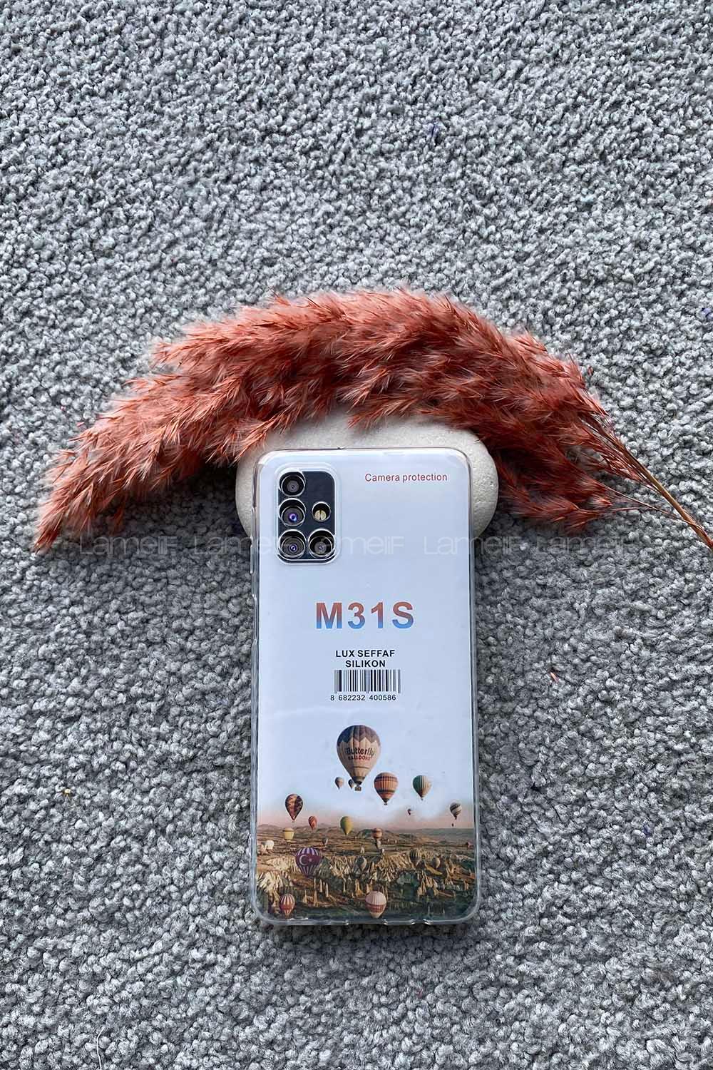 Modalamelif Samsung M31S Lux Şeffaf Silikon Telefon Kılıfı