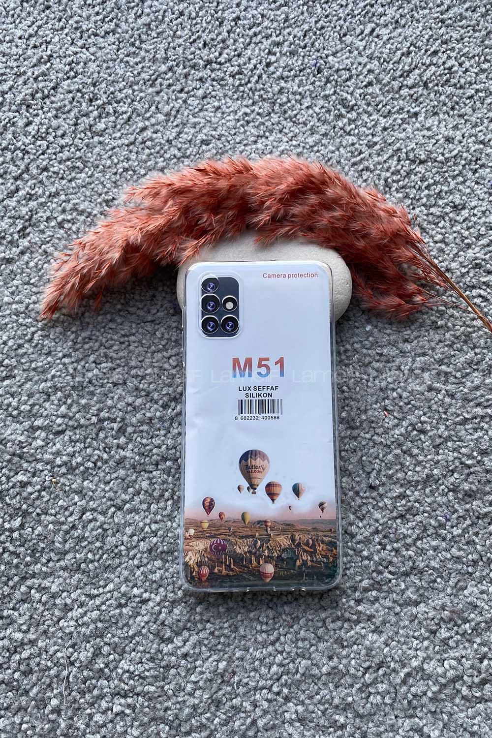 ModlamelModalamelifSamsung M51 Lux Seffaf Kılıf