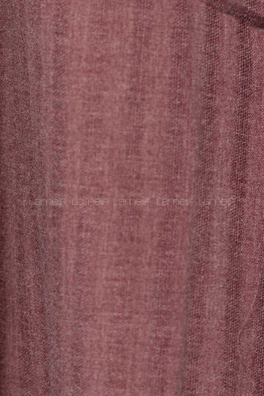 Modalamelif Çizgili Keten Şal Gül Kurusu