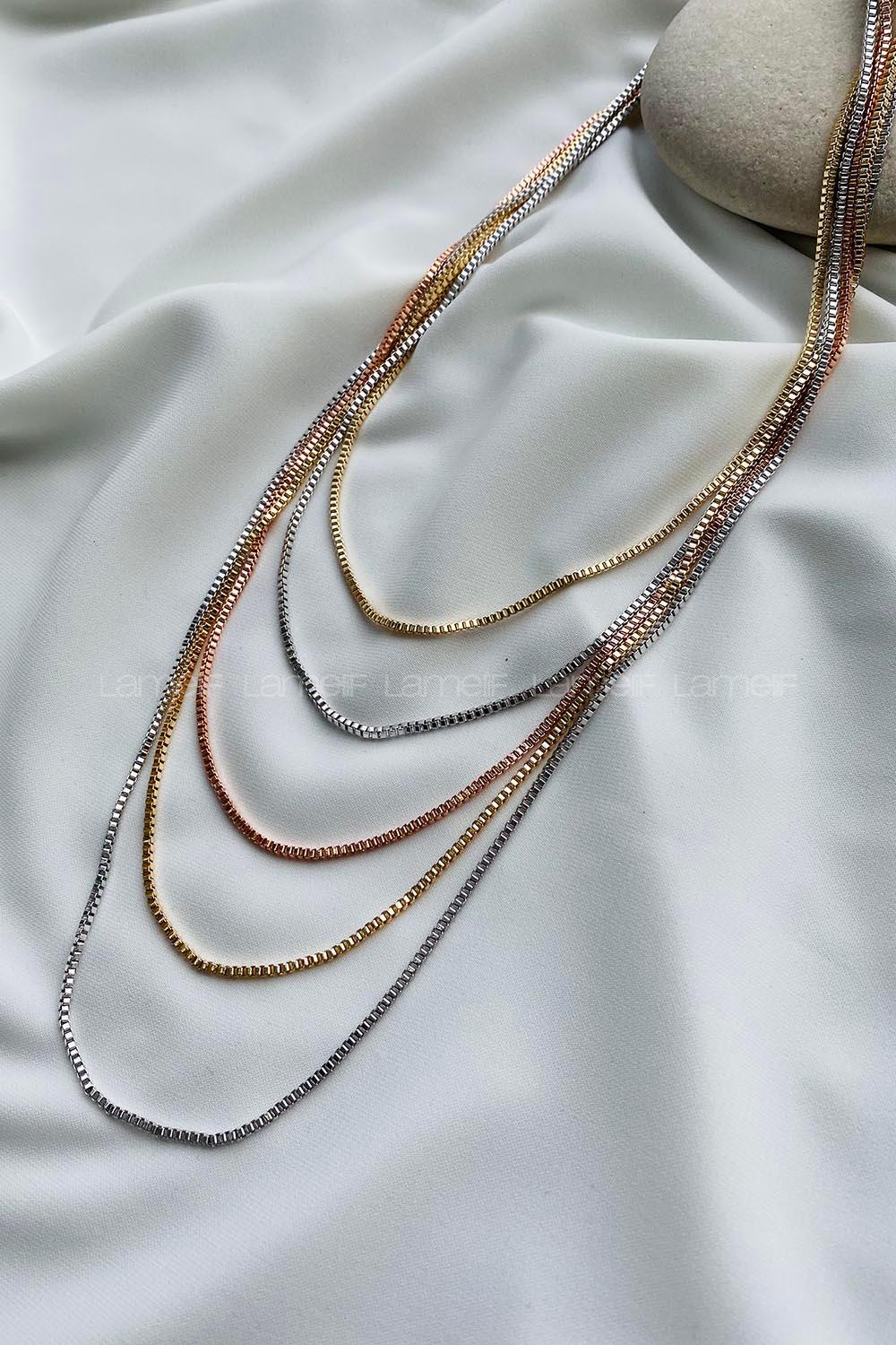 Modalamelif 5li Zincir Kolye