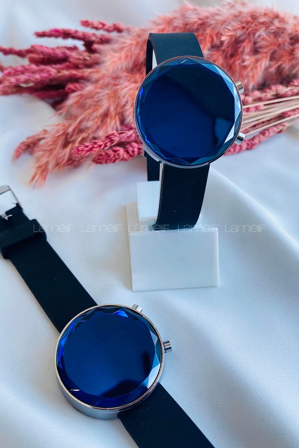 Modalamelif Gümüş Çerçeve Led Saat