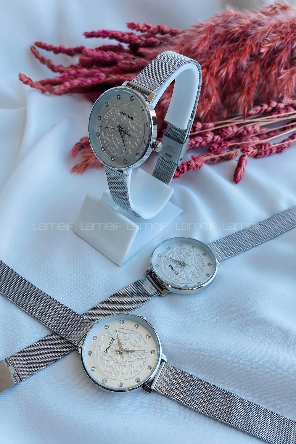 Modalamelif  Riva Hasır Kordon Gümüş Saat