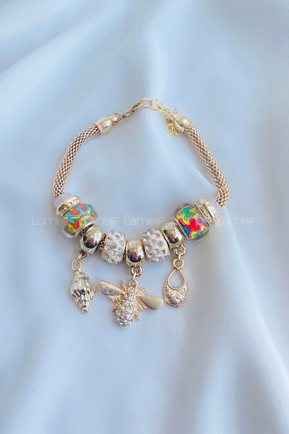 Modalamelif Arı Detay Pandora Bileklik