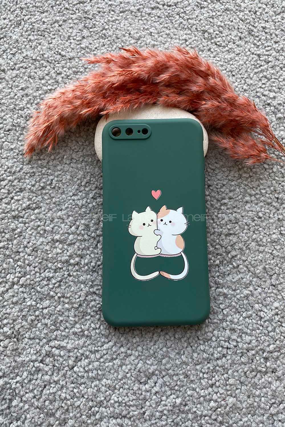 Modalamelif Iphone 7/8 Plus Kedicik Karikatür Kılıf