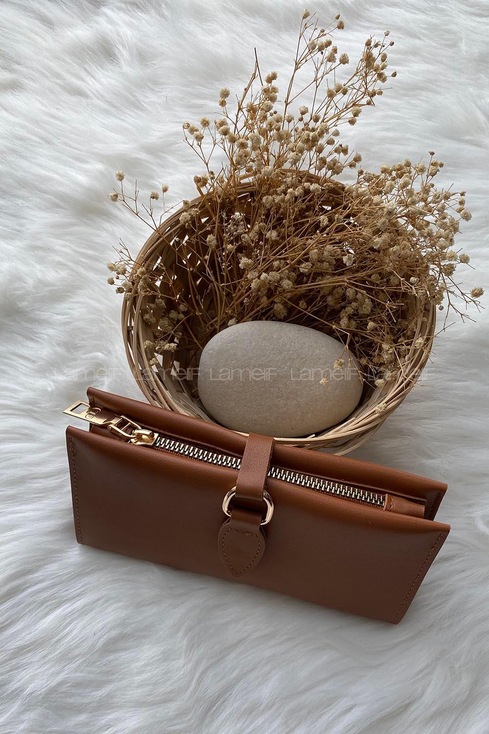 Lamelif David Polo Tokalı Modern Cüzdan Taba