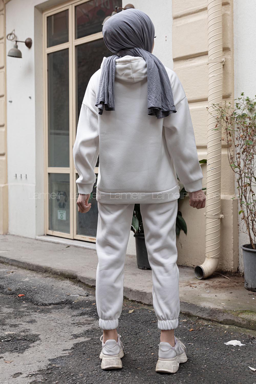 Modalamelif Limitless Baskılı İkili Takım Ekru