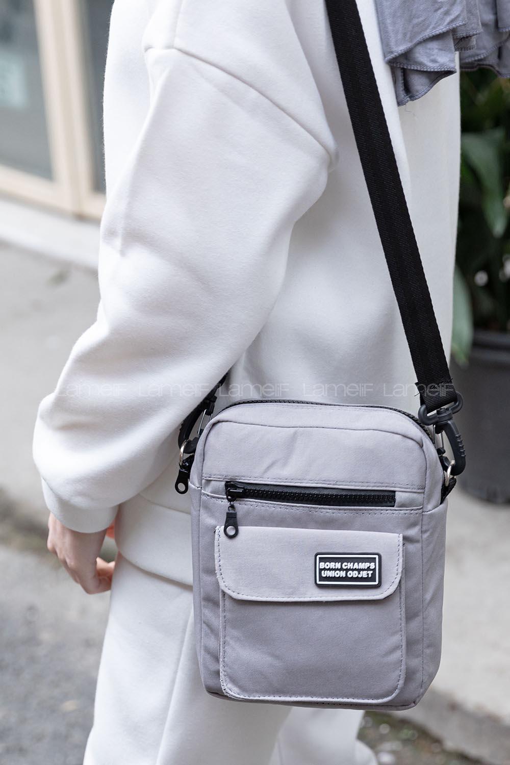 Lamelif Union Model Bayan Çanta Gri