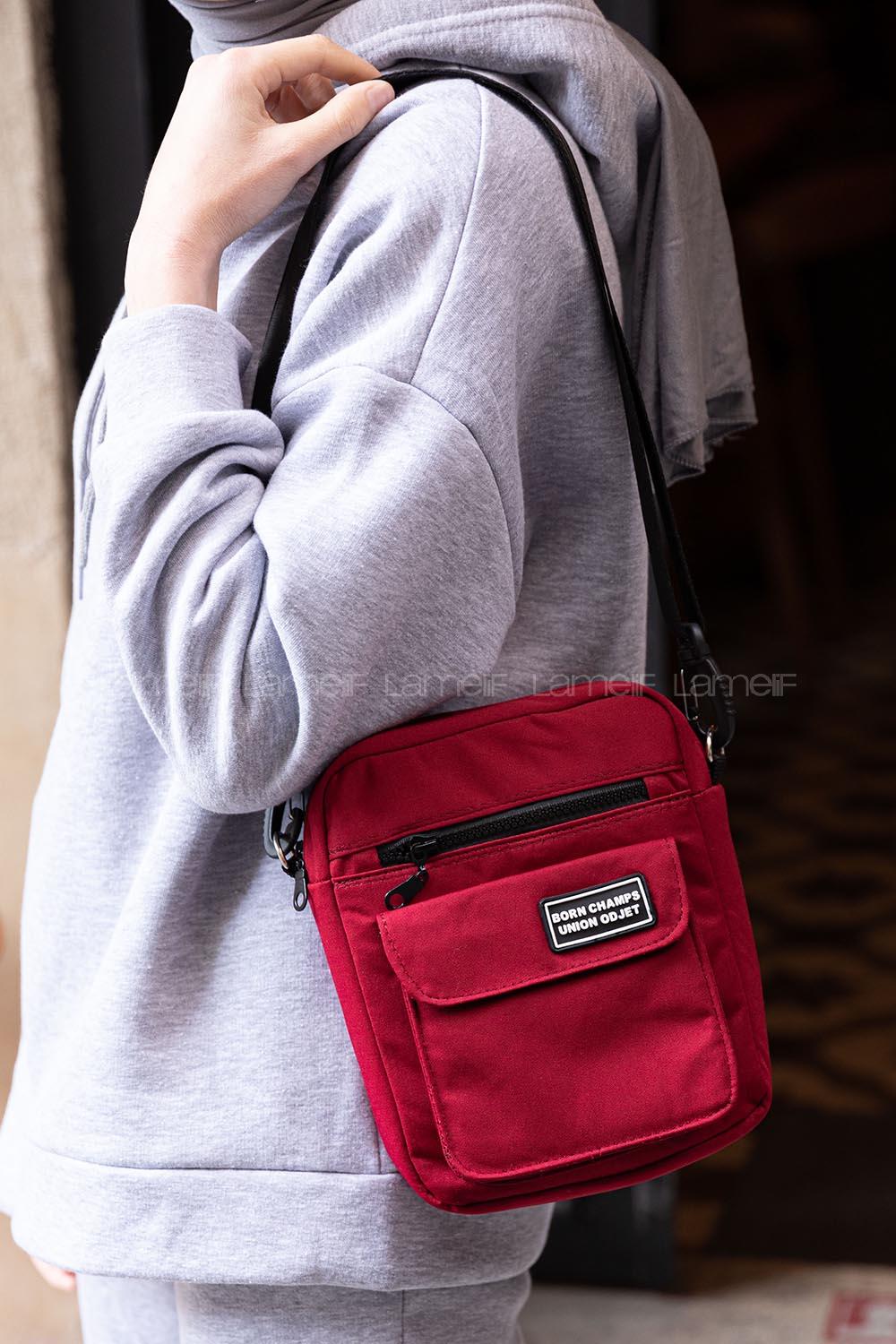 Modalamelif Union Model Bayan Çanta Bordo