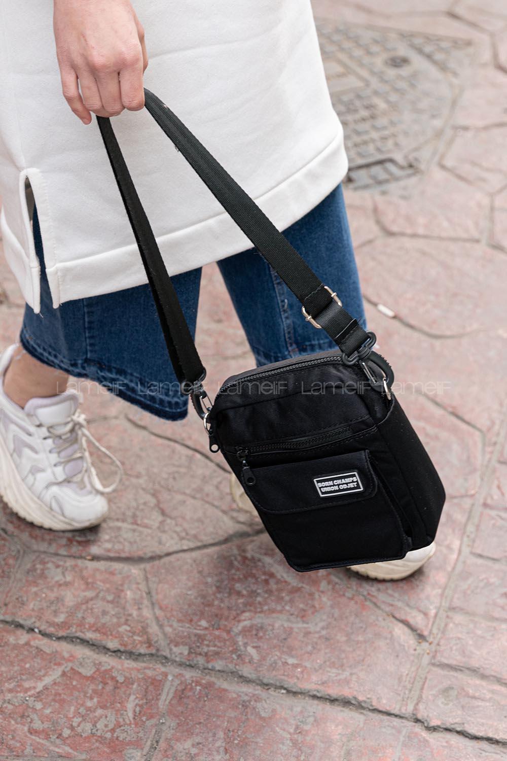 Lamelif Union Model Bayan Çanta Siyah