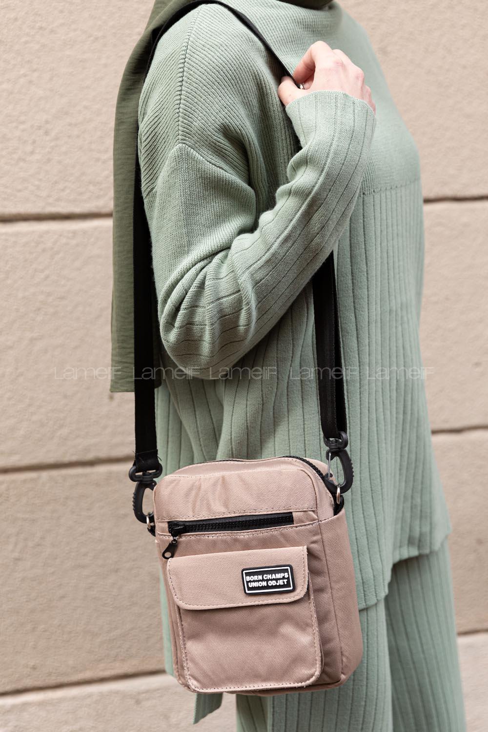 Mink Buckle Skin Hand Bag Bag