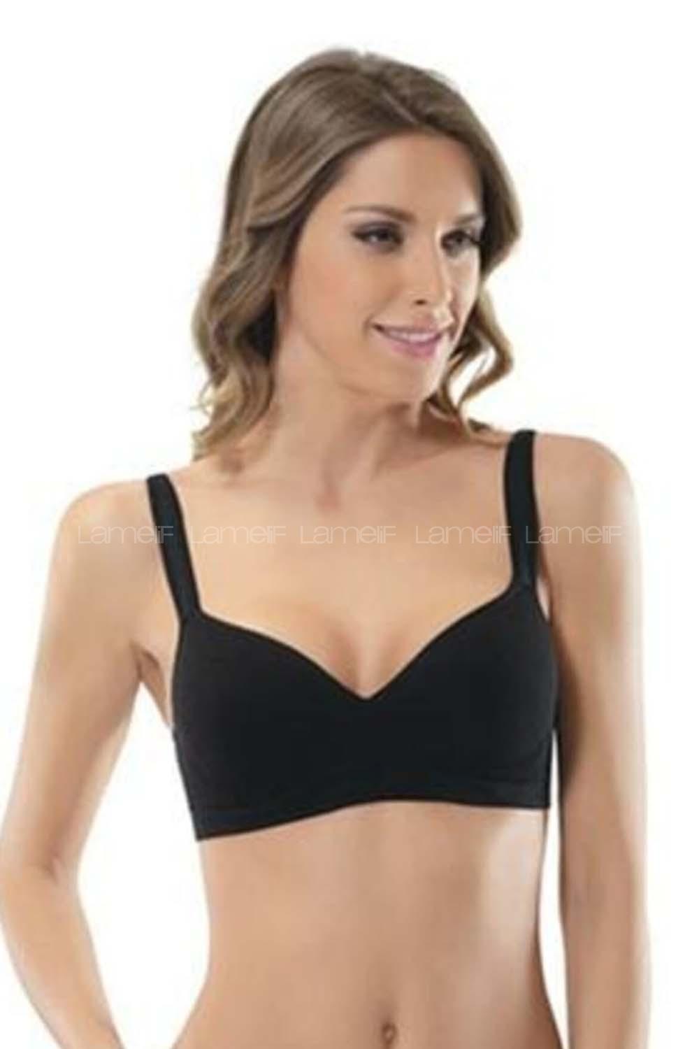 Modalamelif  Dikişsiz Telsiz Seamless Rahat Sütyen Siyah