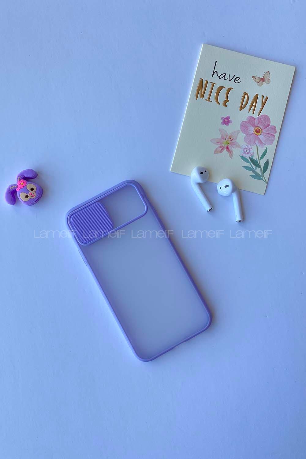 Modalamelif Iphone 11 Kamera Korumalı Kılıf Lila