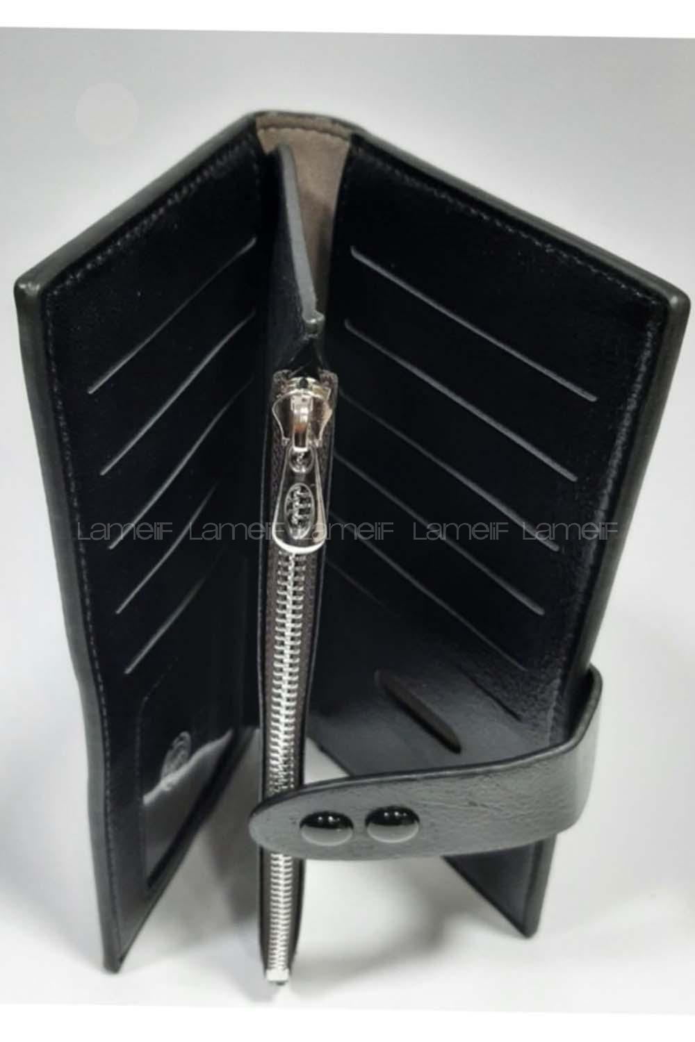 Modalamelif David Polo Bayan Cüzdan Siyah