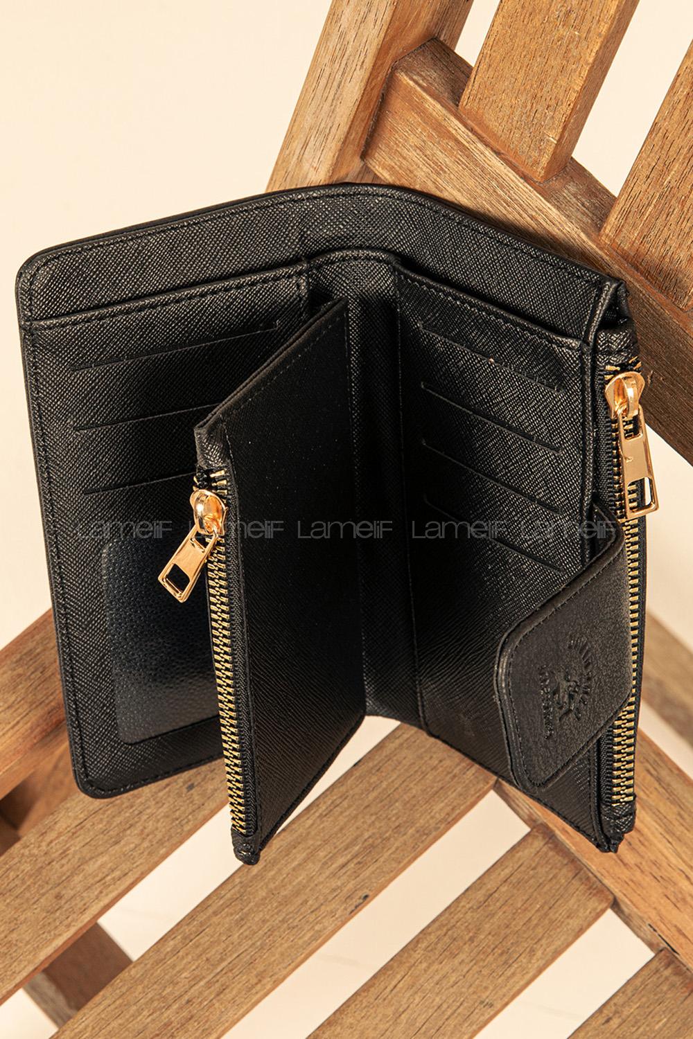 Modalamelif David Polo Cüzdan Siyah